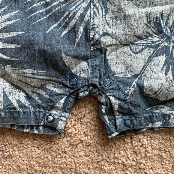 Blue Hawaiian Baby Boy’s Romper - Picture 5 of 6